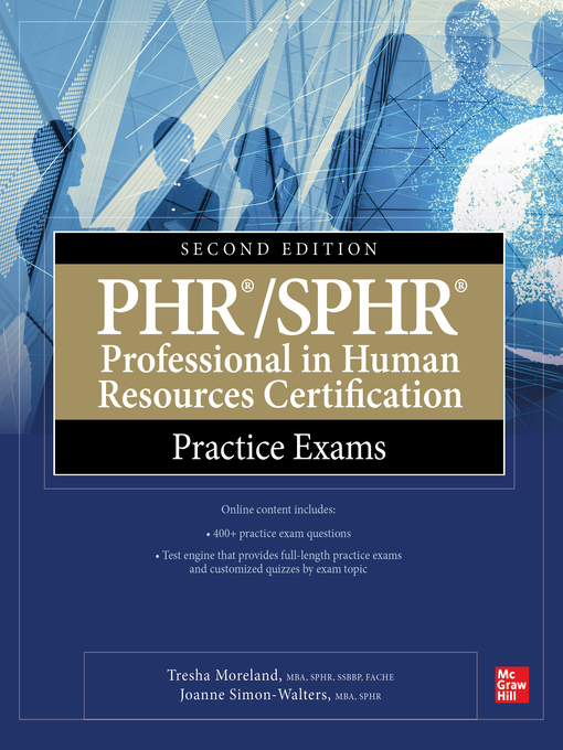 Title details for PHR/SPHR Professional in Human Resources Certification Practice Exams by Tresha Moreland - Wait list